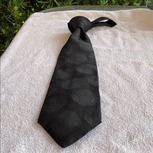 Black Medallion Versace Tie